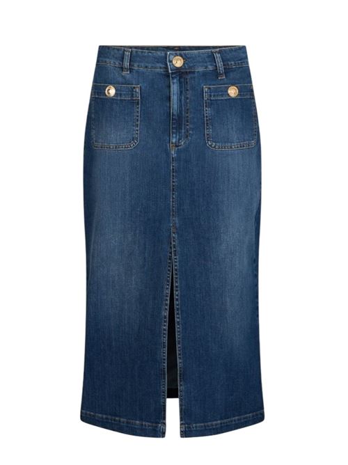 Gonna longuette in denim Liu Jo | UA6259D0275.78988